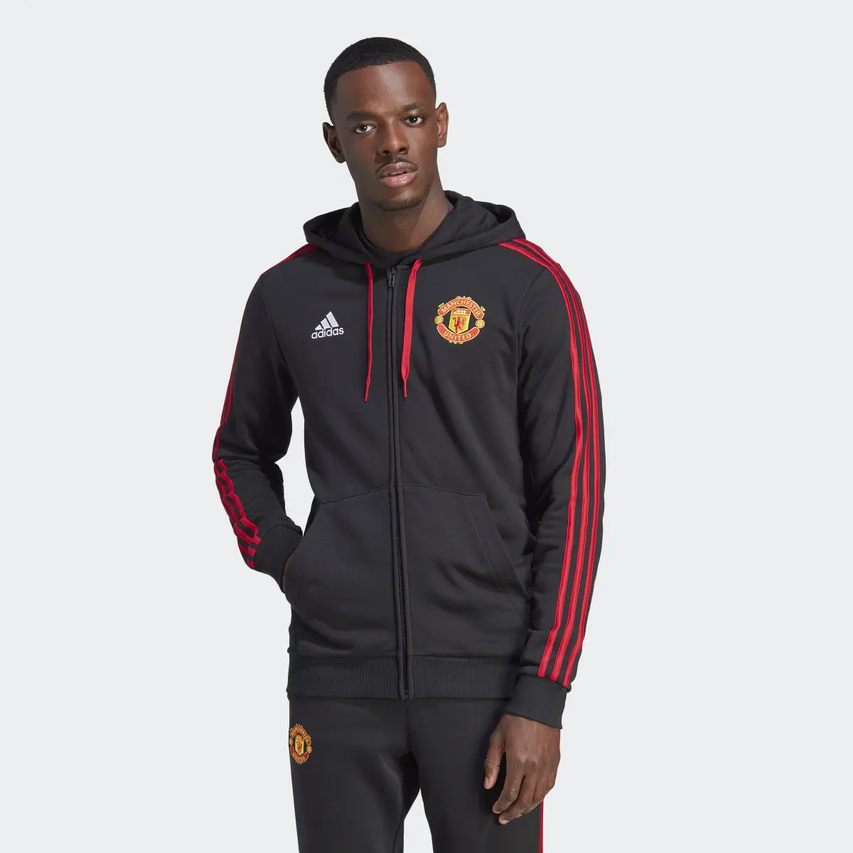 Adidas Manchester United DNA Full-Zip Hoodie. 2