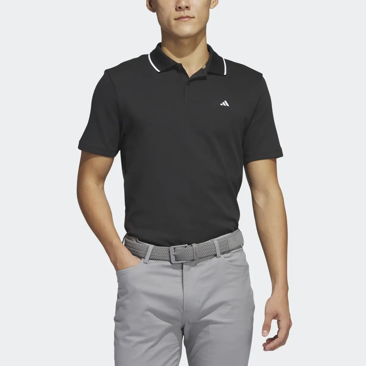 Adidas Go-To Piqué Golf Poloshirt. 1