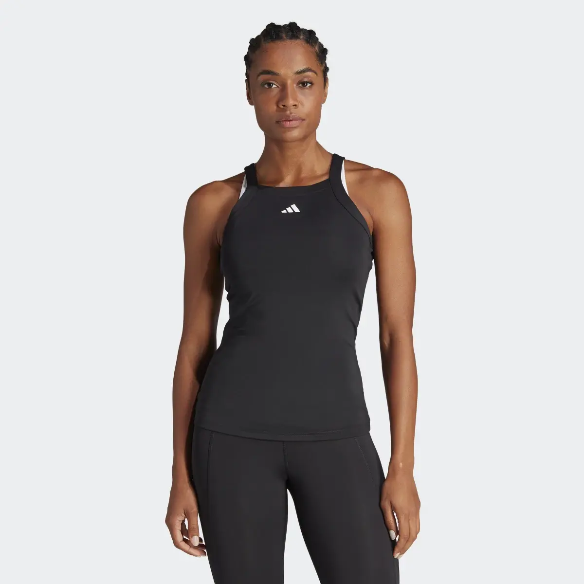 Adidas AEROREADY Train Essentials Minimal Branding Tank Top. 2