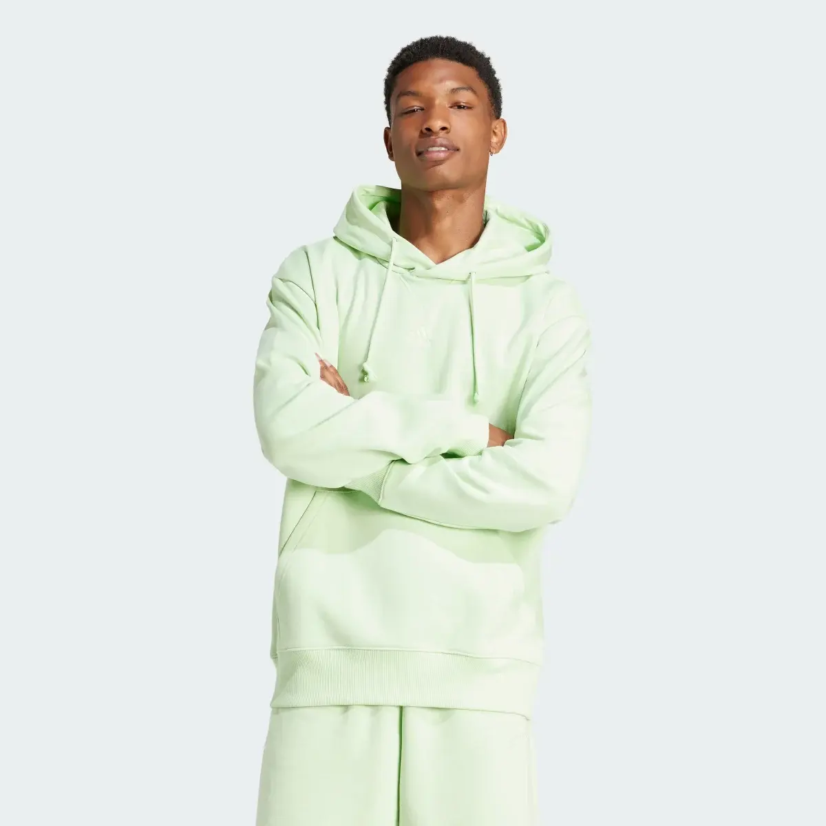 Adidas ALL SZN Fleece Hoodie. 2