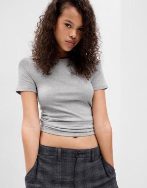 Gap Modern Crewneck T-Shirt gray