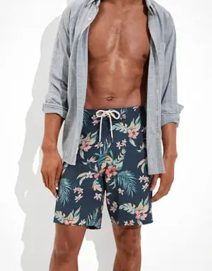 9" Floral Classic Board Short