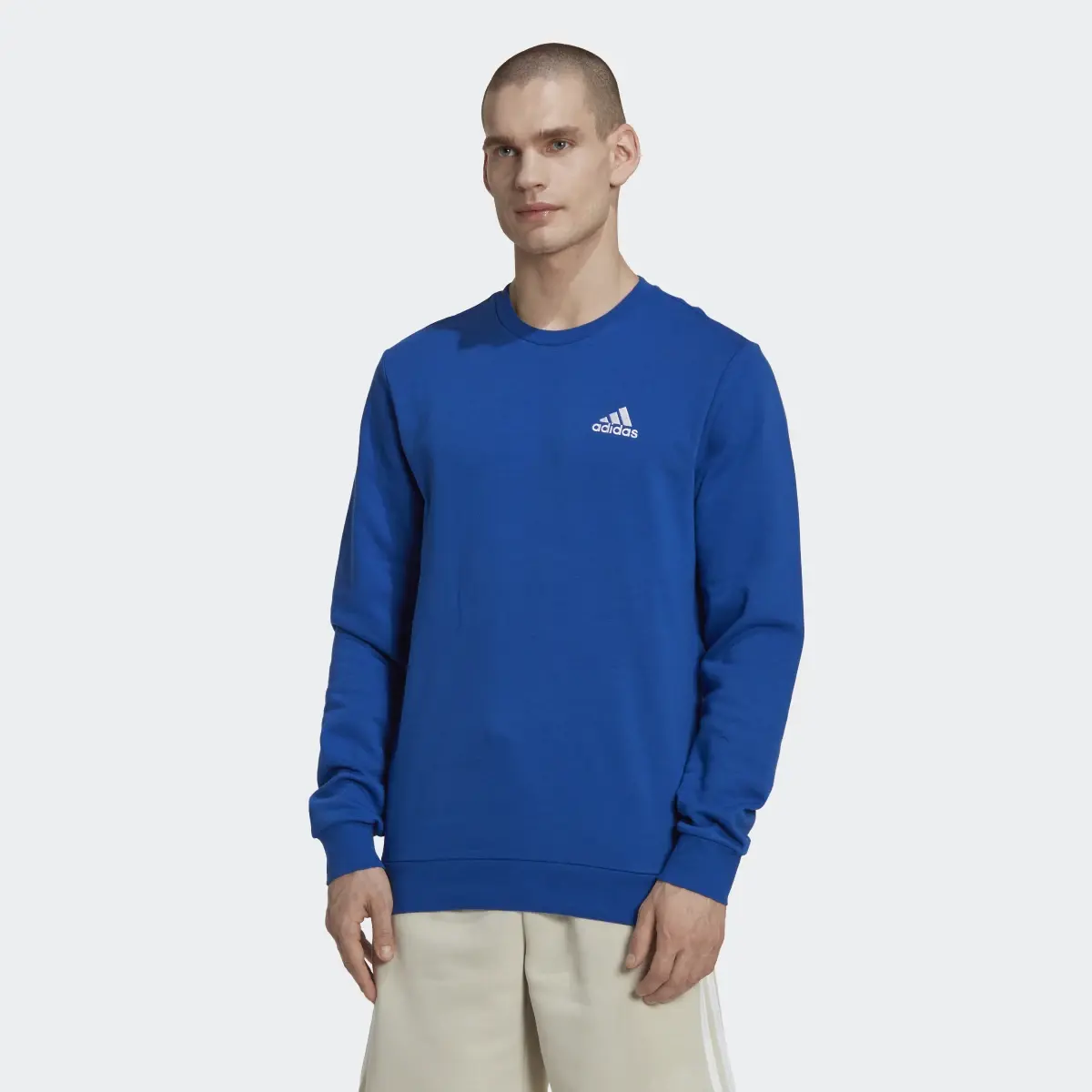 Adidas Essentials Fleece Sweatshirt. 2