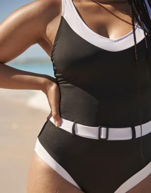 RETRO Belt One-piece Swimsuit