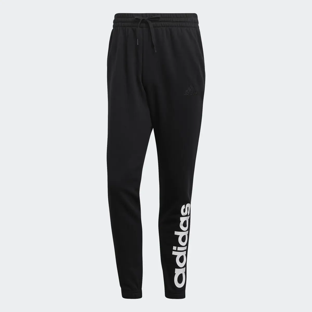 Adidas Pants Essentials Logo Felpa Francesa Pierna Cónica Puño Elástico. 1