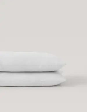 Mango Funda de almohada gasa algodón 50x75cm (Pack de dos)