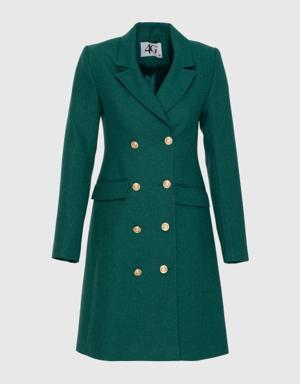 Green Mini Jacket Dress
