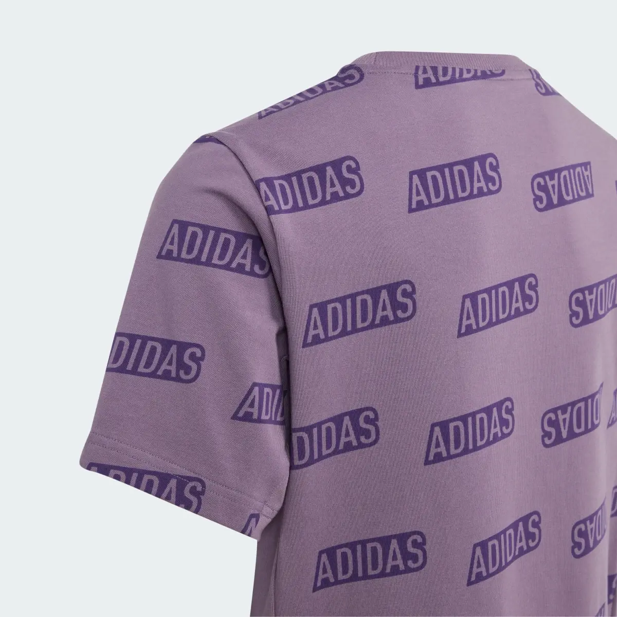 Adidas T-shirt imprimé intégral Brand Love Golden Enfants. 3