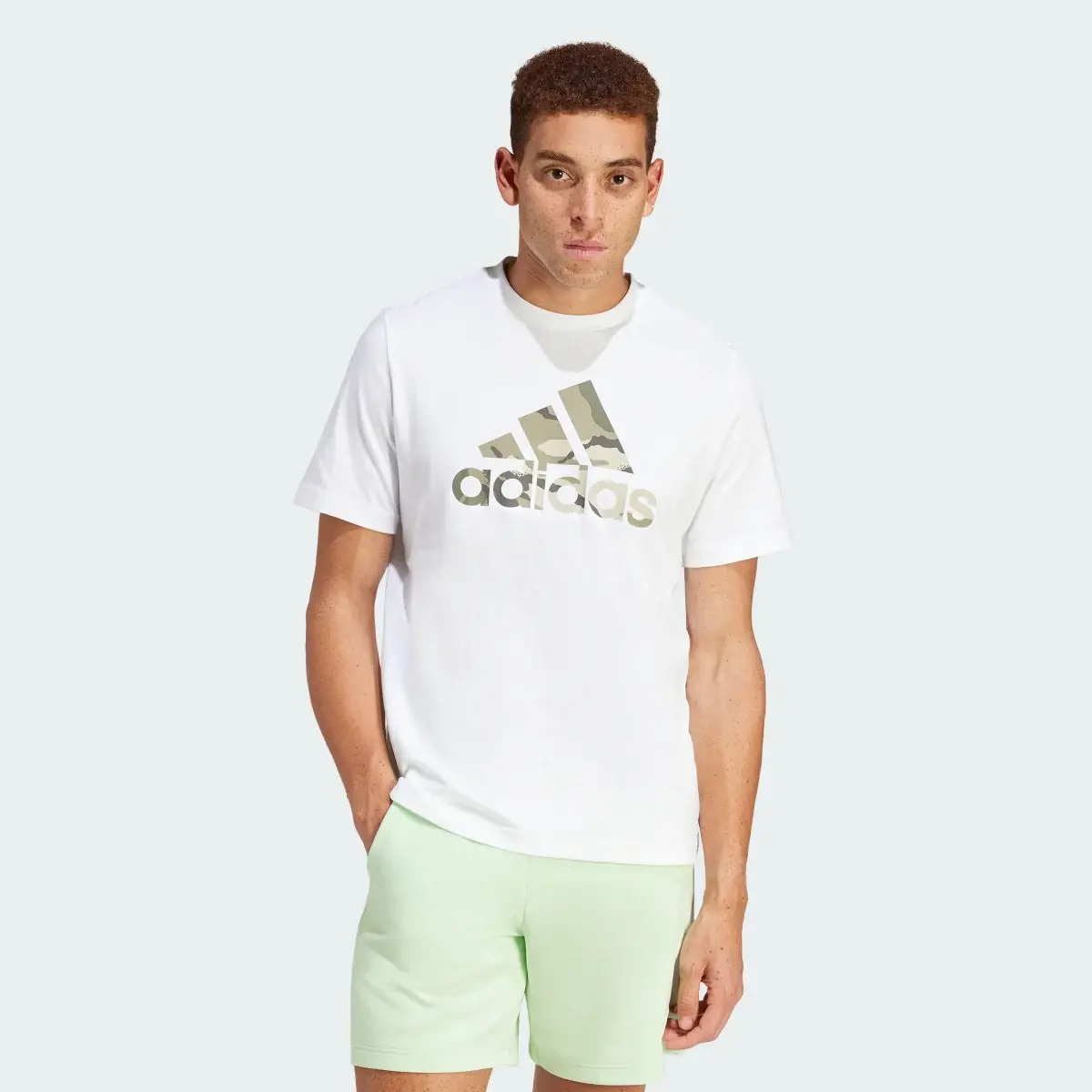 Adidas Camo Badge of Sport Graphic T-Shirt. 2