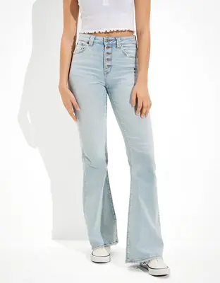 American Eagle Ne(x)t Level Super High-Waisted Flare Jean. 1 American Eagle Ne(x)t Level Super High-Waisted Flare Jean. 1