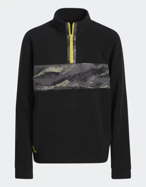 Print Block Golf Pullover