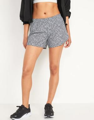 Old Navy Mid-Rise StretchTech Run Shorts for Women -- 4-inch inseam multi