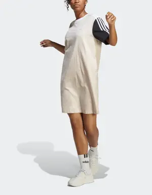 Adidas Robe t-shirt en jersey coupe boyfriend Essentials 3-Stripes