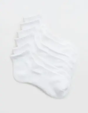 By Aerie Short Crew Sock 3-Pack