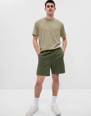 7" Easy Shorts With E-Waist green