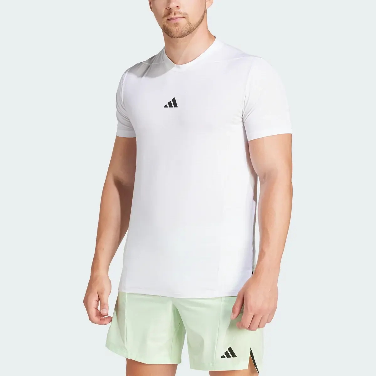 Adidas T-shirt Designed for Training Workout. 1