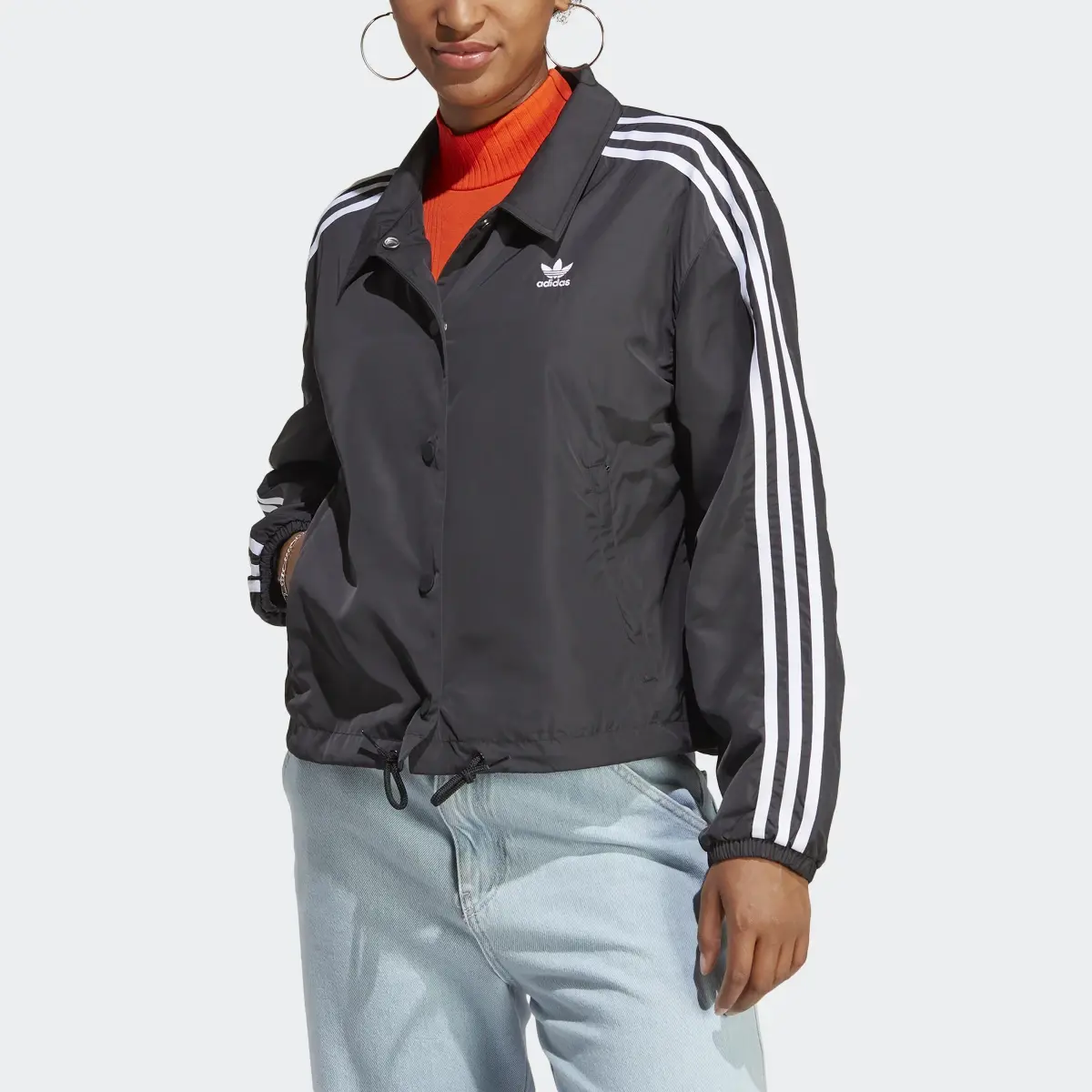 Adidas Adicolor Classics 3-Stripes Coach Jacket. 1