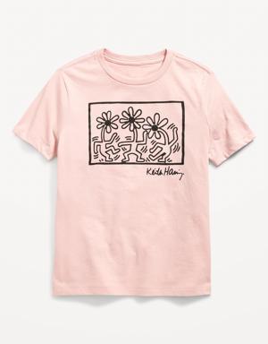 Keith Haring® Gender-Neutral T-Shirt for Kids pink