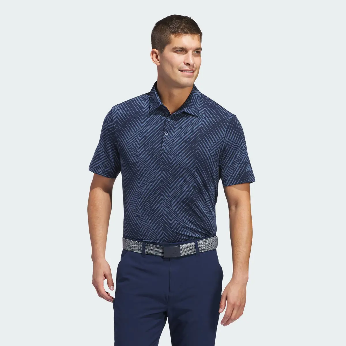 Adidas Ultimate365 Allover Print Polo Shirt. 2