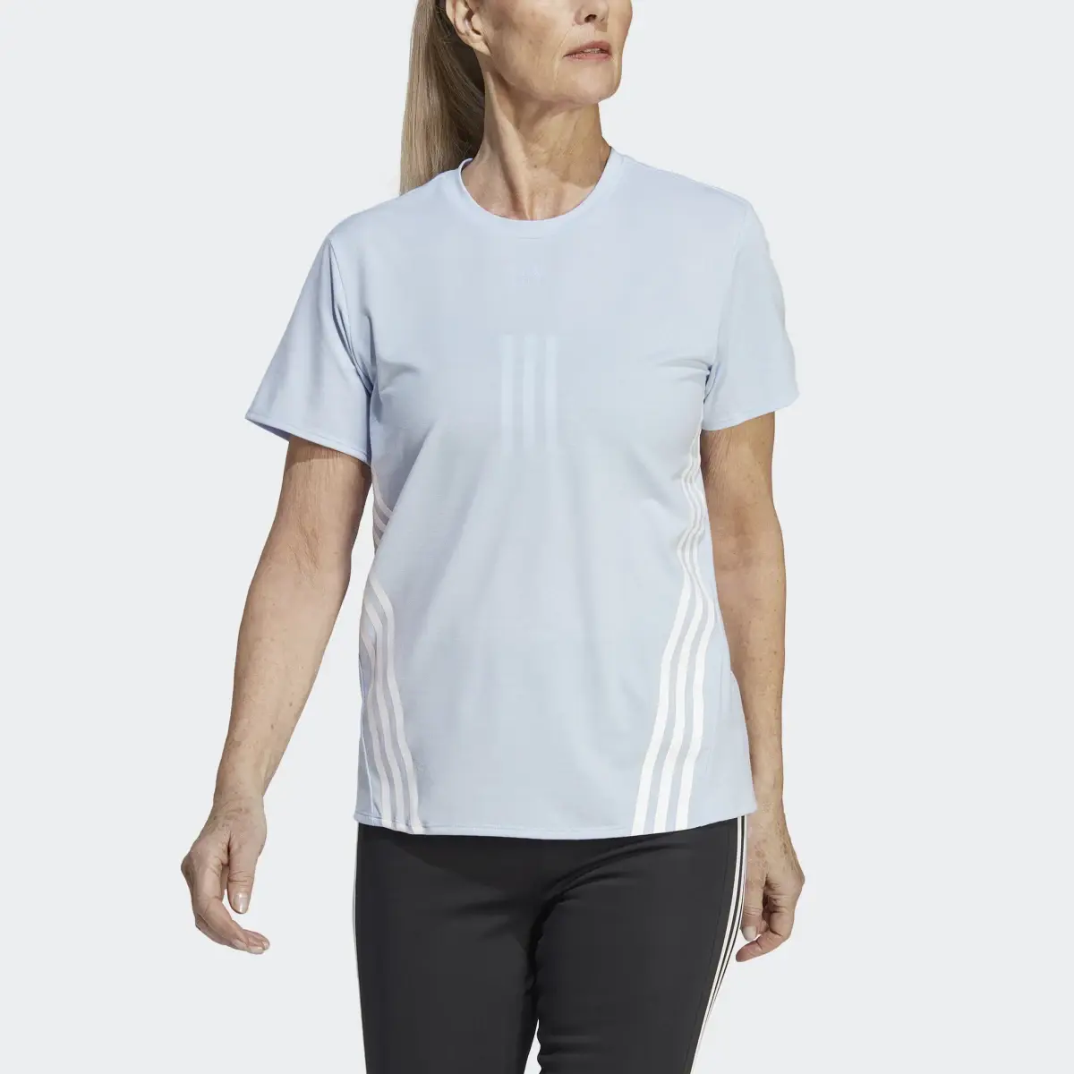 Adidas Train Icons 3-Stripes Tee. 1