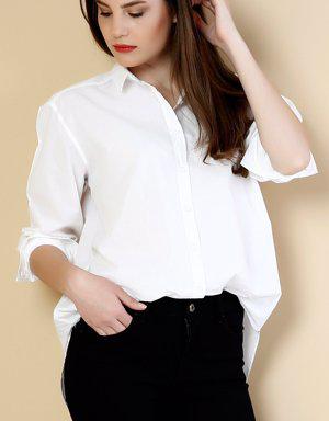 Klasik Yaka Beyaz Uzun Kol Gömlek