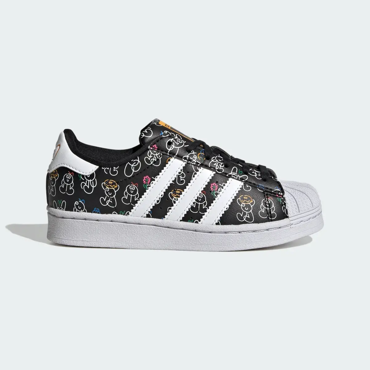 Adidas Chaussure adidas Originals x James Jarvis Superstar enfants. 2