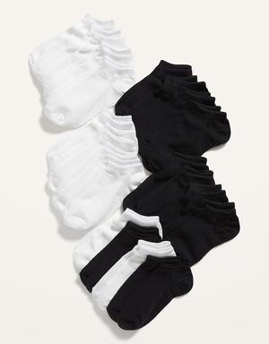 Gender-Neutral Ankle Socks 20-Pack for Kids