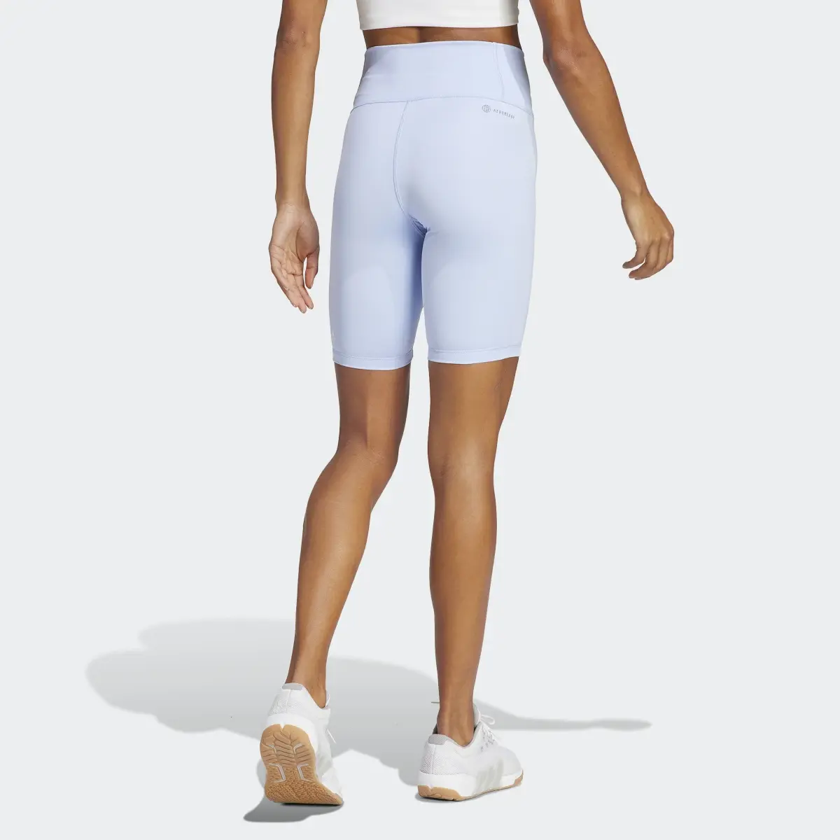 Adidas Optime Training Bike Short Leggings. 2