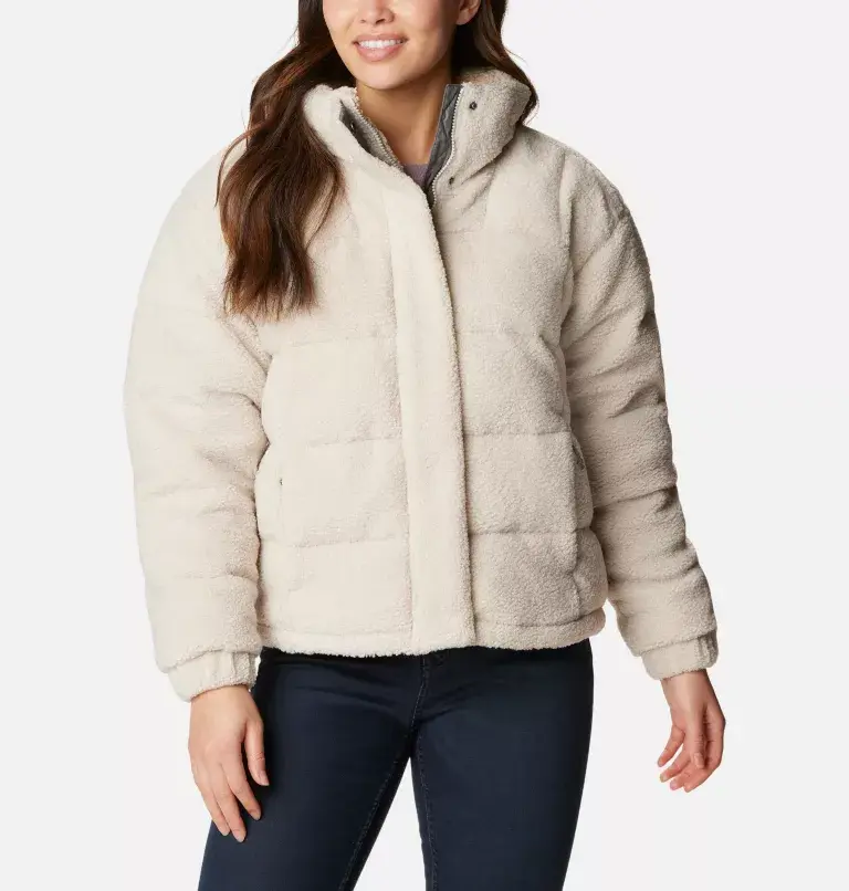 Columbia Women's Ruby Falls™ Novelty Sherpa Puffer Jacket. 1