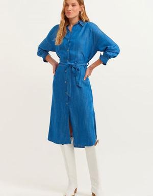 Mavi Denim Gömlek Elbise ( TENCEL™ )