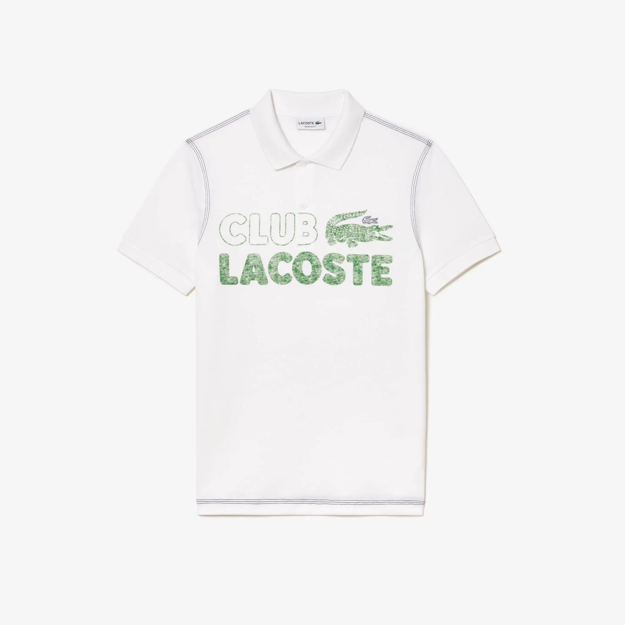 Lacoste Herren LACOSTE Poloshirt aus Bio-Baumwolle mit Aufdruck. 2