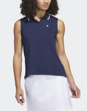 Adidas Go-To Piqué Sleeveless Golf Polo Shirt