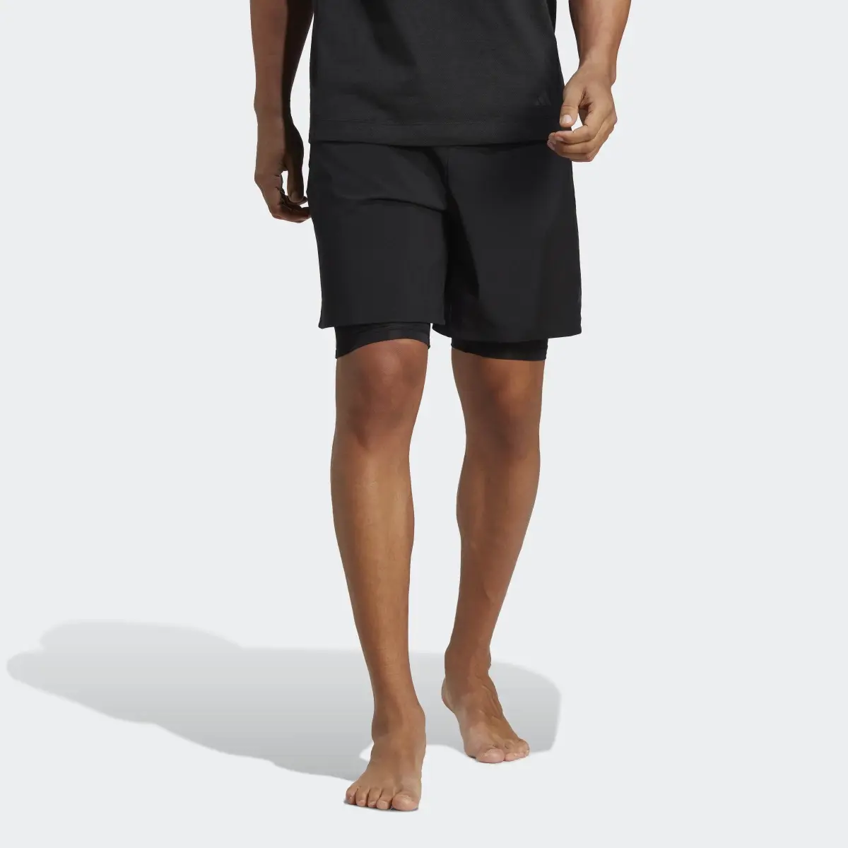 Adidas Yoga Training 2-in-1 Shorts. 1