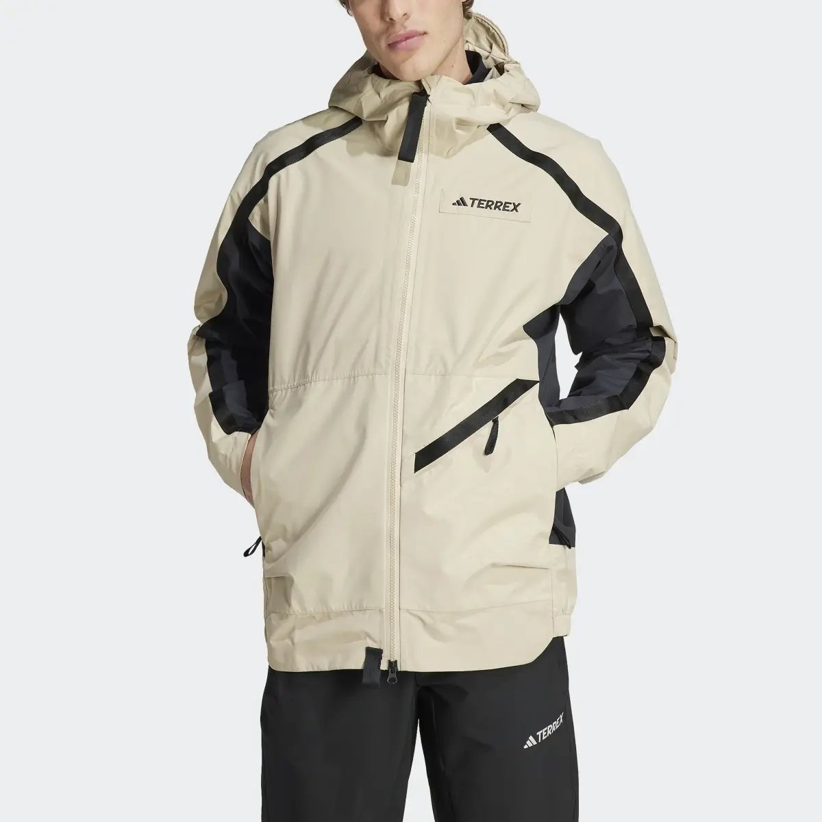 Adidas Terrex Utilitas RAIN.RDY 2.5-Layer Rain Jacket. 1