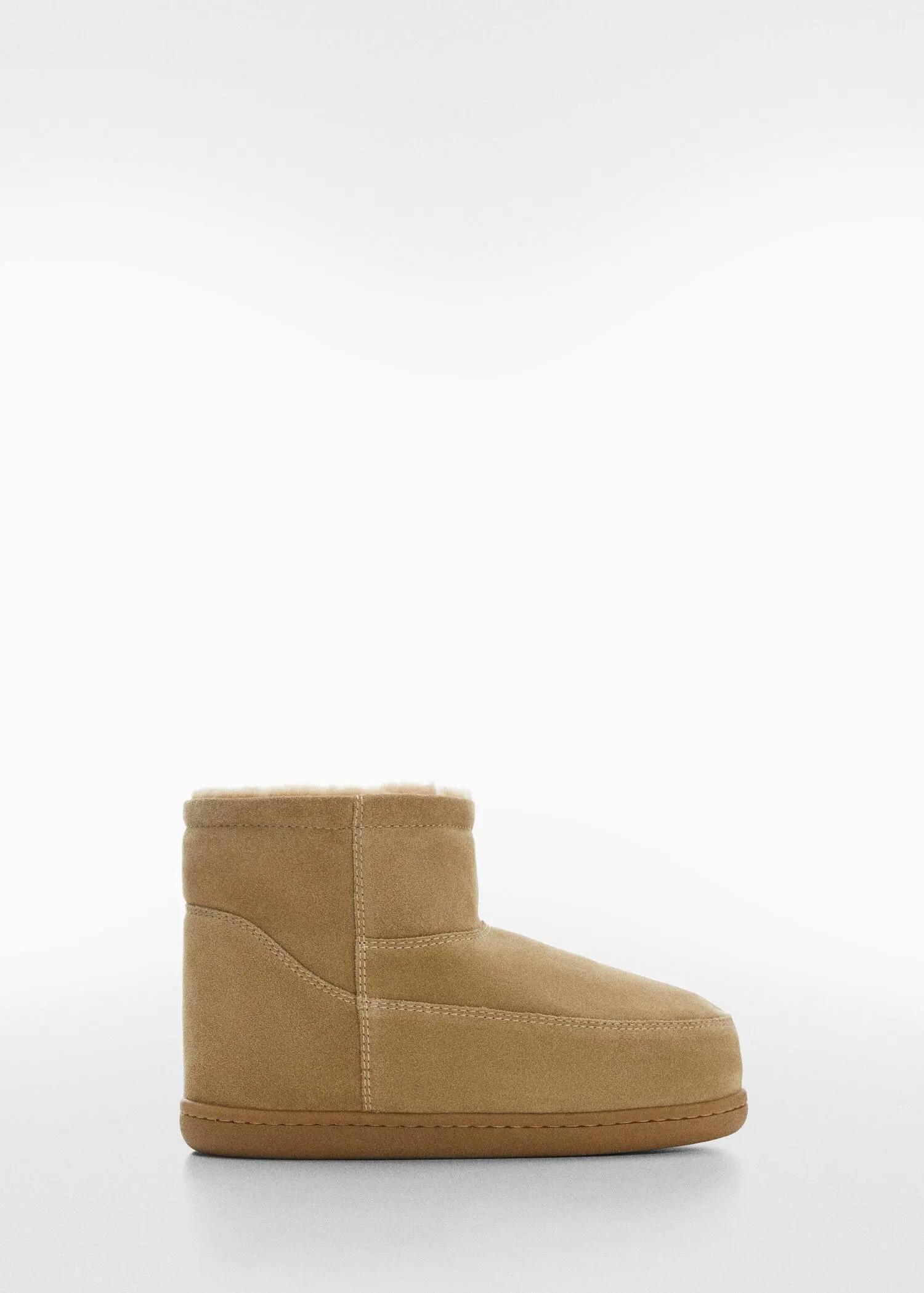 Mango Shearling-lined ankle boots. 3