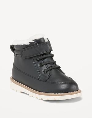 Old Navy Faux-Leather Ankle Boots for Toddler Boys. 2 Old Navy Faux-Leather Ankle Boots for Toddler Boys. 2