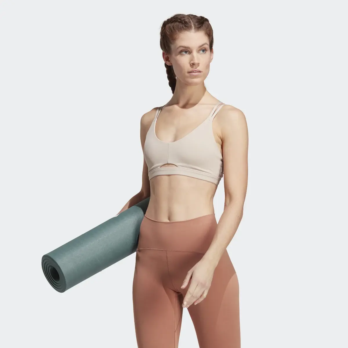 Adidas Yoga Studio Luxe Light-Support Bra. 2