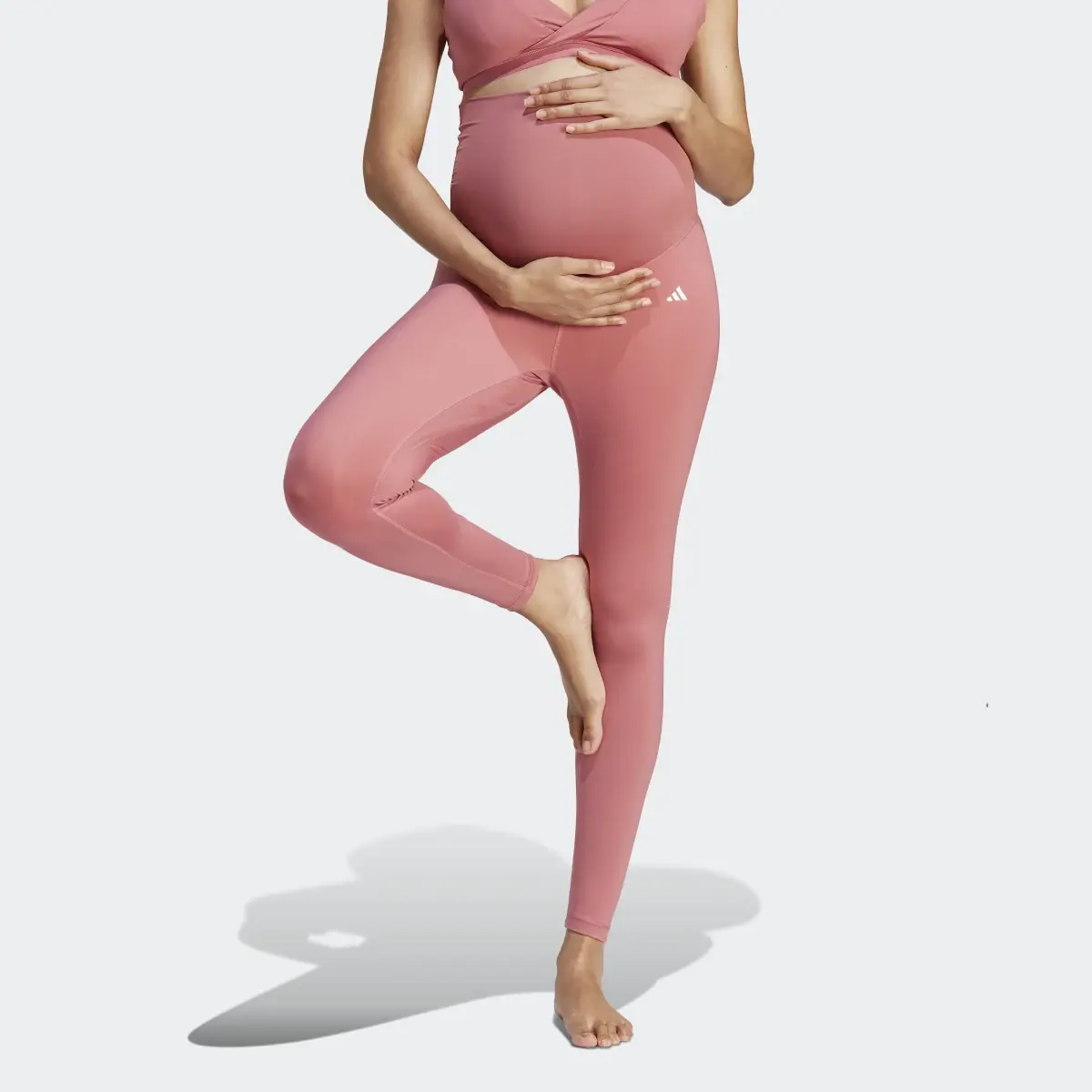 Adidas Yoga 7/8 Leggings (Maternity). 1