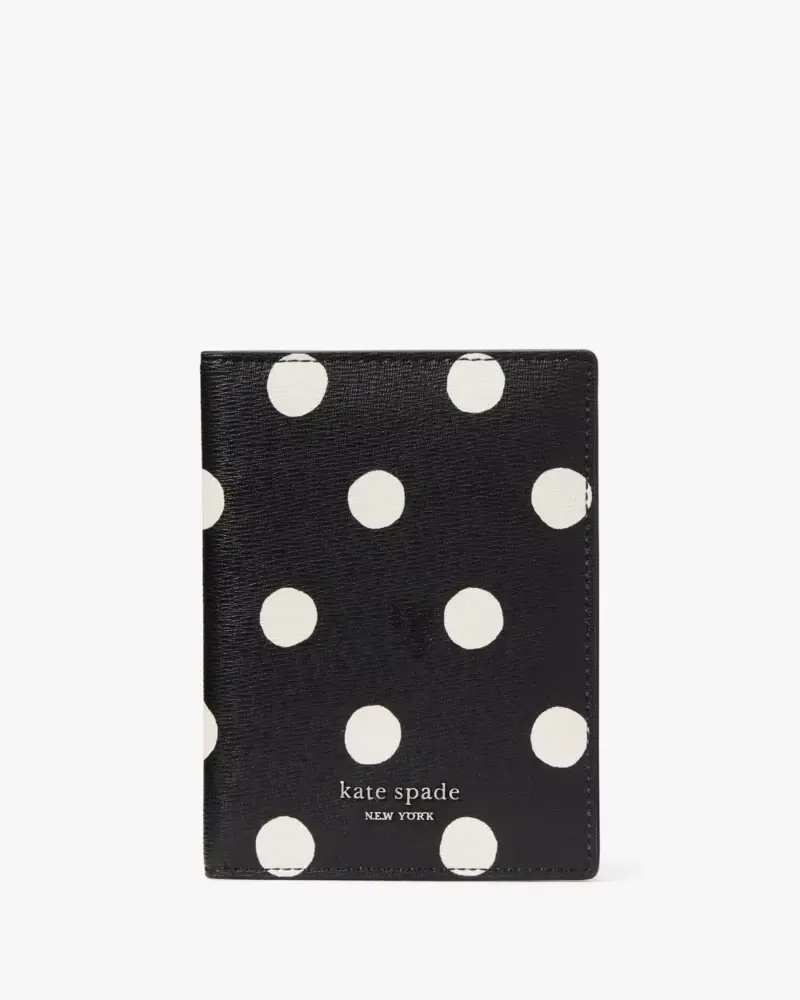 Kate Spade Morgan Sunshine Dot Passport Holder. 1