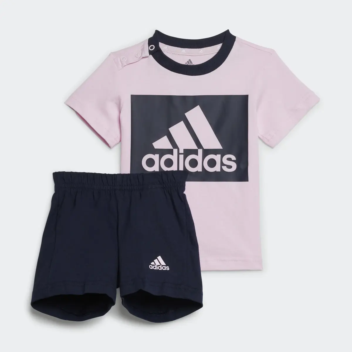 Adidas Essentials Tee and Shorts Set. 2
