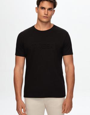 Tween Siyah %100 Pamuk T-Shirt