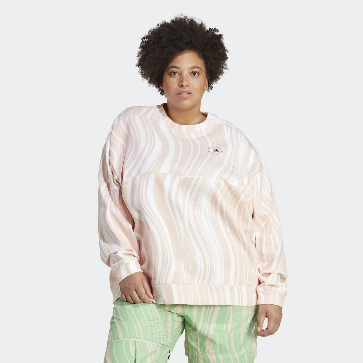 Adidas by Stella McCartney Graphic Sweatshirt (Plus Size). 2