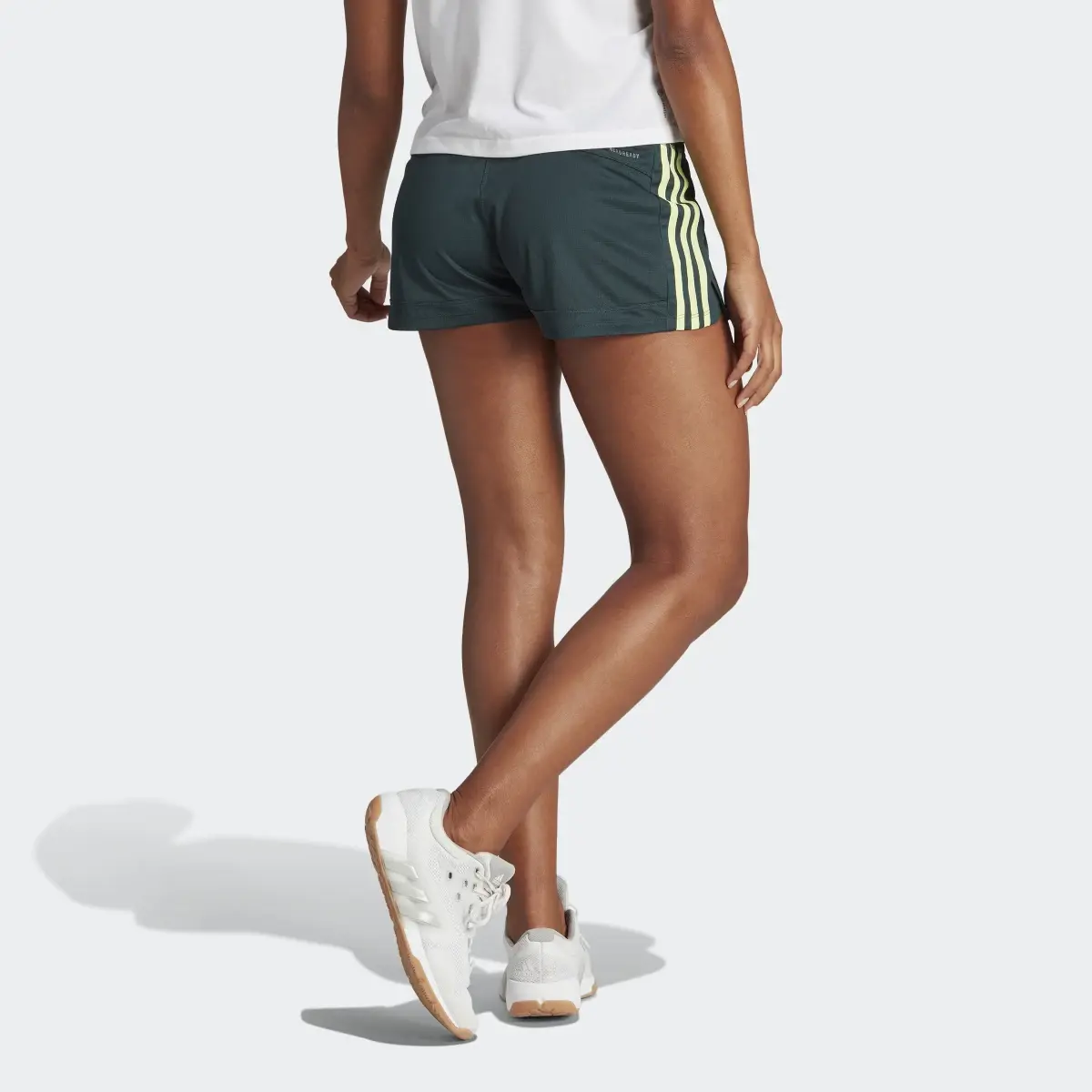 Adidas Pacer 3-Stripes Knit Shorts. 2