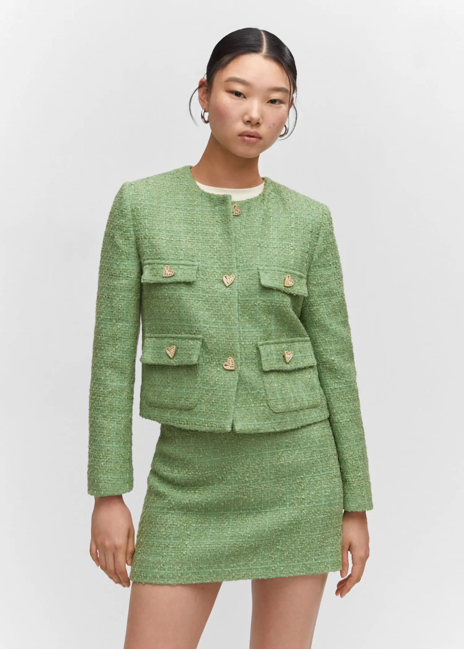 Mango Tweed miniskirt. 2