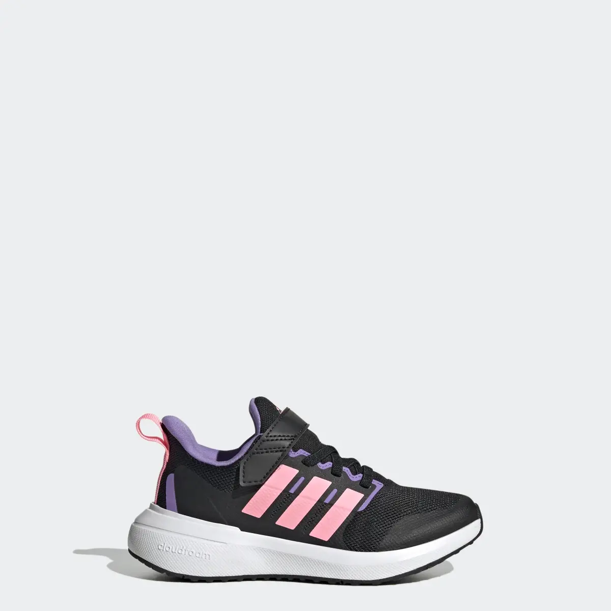 Adidas FortaRun 2.0 Cloudfoam Elastic Lace Top Strap Shoes. 1