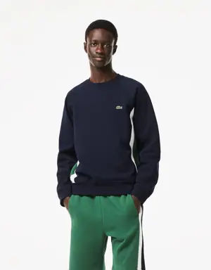Lacoste Herren LACOSTE Sweatshirt aus aufgerautem Fleece mit Colourblock