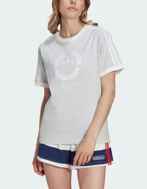 Adidas T-Shirt with Crest Graphic