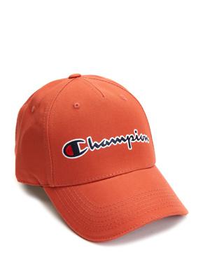Turuncu Logo Nakışlı Erkek Şapka