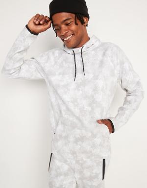 Dynamic Fleece Pullover Hoodie for Men white