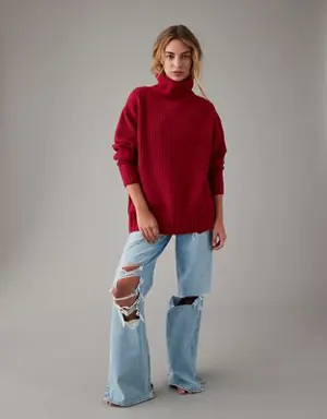 Whoa So Soft Mock Neck Sweater